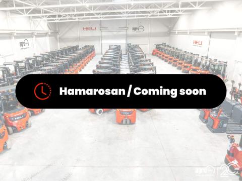 ÚJ HELI 2 tonnás nagy teljesítményű Li-ion elektromos gyalogkíséretű magasemelő 3,3 méteres emeléssel