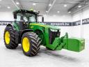 John Deere 8400R (2714 üzemóra) e23 Powershift 50 km/h váltó, rugózott híd, Active Seat, légfék, SF6000 AutoTrac, 5 pár hidraulikakör, 321 L szivattyú