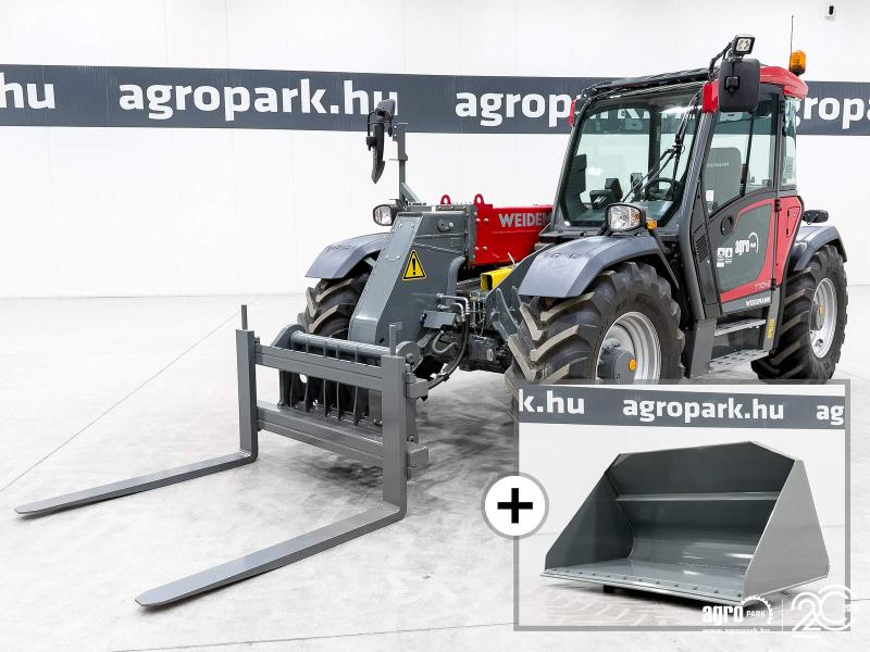 ÚJ Weidemann T7042 7 méteres emelés, 4.200 kg teherbírás, klíma, raklapvilla, gabonakanál