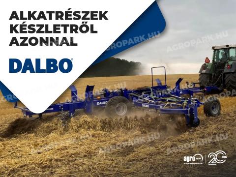 ÚJ Dalbo eredeti alkatrészek teljes választéka az AGROPARK-nál. raktárkészletről azonnal vagy rövid szállítási idővel, házhozszállítással is