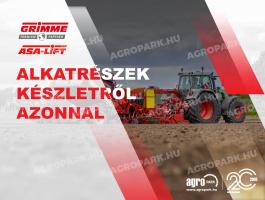 ÚJ GRIMME és ASA-LIFT alkatrészek teljes választéka az AGROPARK-nál. raktárkészletről azonnal vagy rövid szállítási idővel, házhozszállítással is