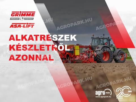 ÚJ GRIMME és ASA-LIFT alkatrészek teljes választéka az AGROPARK-nál. raktárkészletről azonnal vagy rövid szállítási idővel, házhozszállítással is ÚJ GRIMME és ASA-LIFT alkatrészek teljes választéka az AGROPARK-nál. raktárkészletről azonnal vagy rövid szállítási idővel, házhozszállítással is