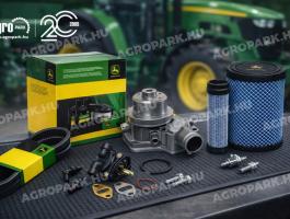 ÚJ John Deere eredeti alkatrészek teljes választéka az AGROPARK-nál. raktárkészletről azonnal vagy rövid szállítási idővel, házhozszállítással is