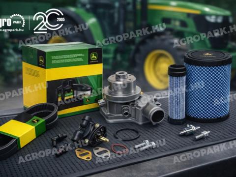 ÚJ John Deere eredeti alkatrészek teljes választéka az AGROPARK-nál. raktárkészletről azonnal vagy rövid szállítási idővel, házhozszállítással is