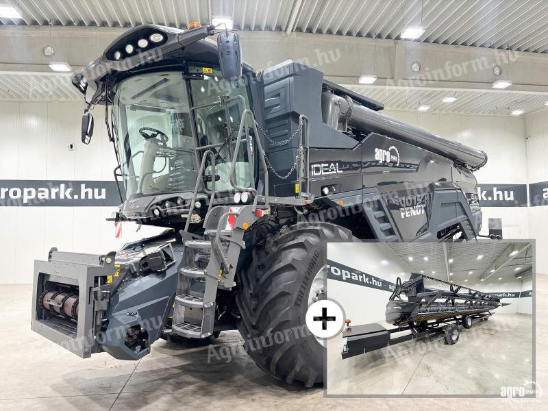 Fendt Ideal 9 PL 4WD (210/481 üzemóra) rotoros, 9,1 m hevederes 7030 asztal, szállítókocsi, ParaLevel szintezés, aut. kormányzás, 4WD, hozam- és nedvességmérő, LED, 800/70R38 gumizás