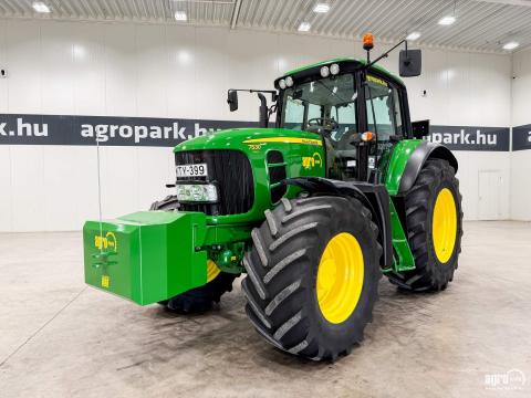 John Deere 7530 Premium (5126 üzemóra) AutoQuad Plus Eco 20/20 váltó, 40 km/h, TLS hídrugózás, HCS fülke rugózás, 3 pár ESCV, 1+2 körös légfék