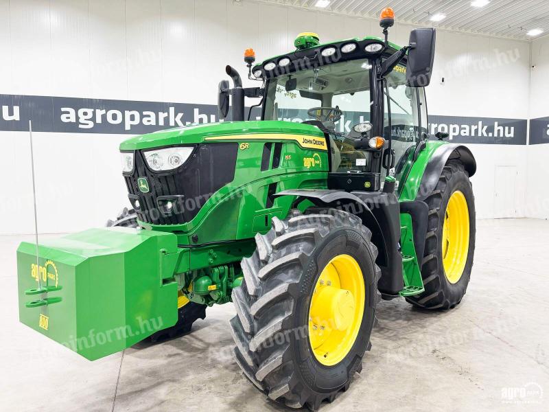 John Deere 6R 155 (2815 üzemóra) AutoPowr IVT 50 km/h, rugózott híd, rugózott fülke, SF7500 AutoTrac, légfék, CommandPRO, 4 pár hidraulikakör, 155 L szivattyú