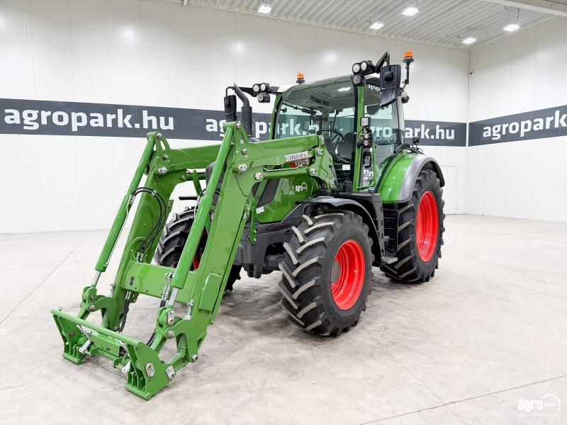 Fendt 312 (2217 üzemóra) Vario 40 km/h váltó, rugózott híd, rugózott fülke, légfék, Cargo 4X 75 homlokrakodó, 4 pár hidraulikakör
