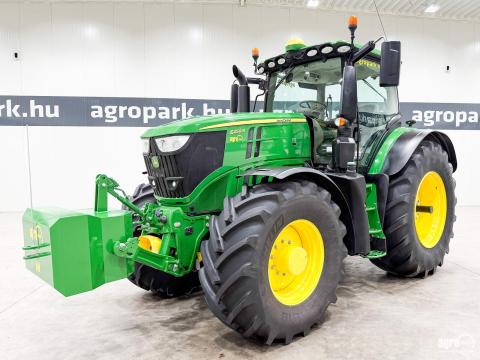 John Deere 6250R (3898 üzemóra) AutoPowr IVT 50 km/h, rugózott híd, rugózott fülke, SF6000 AutoTrac, CommandPro, légfék, fronthidraulika, frontkardán, LED, 5 pár hidraulikakör, Michelin
