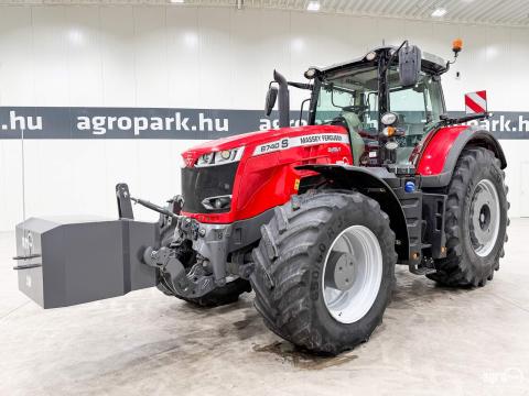 Massey Ferguson 8740S (5143 üzemóra) Dyna-VT 50 km/h, rugózott híd, rugózott fülke, RTK, légfék, fronthidraulika, LED, 205 L szivattyú Massey Ferguson 8740S (5143 üzemóra) Dyna-VT 50 km/h, rugózott híd, rugózott fülke, RTK, légfék, fronthidraulika, LED, 205 L szivattyú