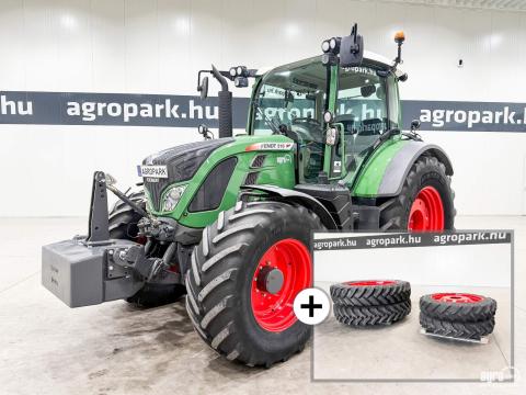 Fendt 516 Vario Profi (6105 üzemóra) Vario 50 km/h váltó, rugózott híd, rugózott fülke, full Trimble, 8 kerékkel
