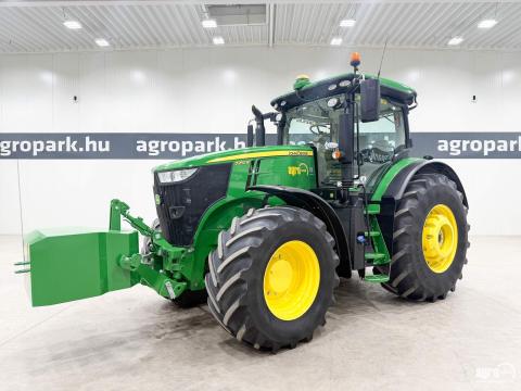 John Deere 7250R (5762 üzemóra) e23 Powershift 40 km/h váltó, rugózott híd, Active Seat, SF3000 AutoTrac, légfék, 5 pár hidraulikakör