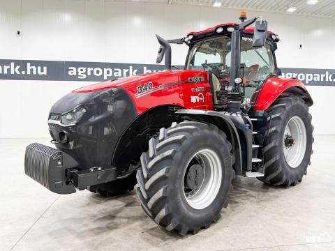 Case IH Magnum 340 (2657 üzemóra) PowerDrive 19/4 50 km/h váltó, rugózott híd, rugózott fülke, automata kormányzás előkészítés, 221 L szivattyú, 4 pár hidraulikakör
