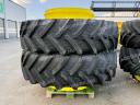 Első és hátsó ikerkerék szett 600/65R34 és 520/85R46 gumizással. 600/65R34 vagy 650/65R34 és 710/70R42 vagy 710/75R42 kerekezés mellé