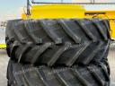 Első és hátsó ikerkerék szett 600/65R34 és 520/85R46 gumizással. 600/65R34 vagy 650/65R34 és 710/70R42 vagy 710/75R42 kerekezés mellé