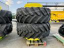 Első és hátsó ikerkerék szett 600/65R34 és 520/85R46 gumizással. 600/65R34 vagy 650/65R34 és 710/70R42 vagy 710/75R42 kerekezés mellé
