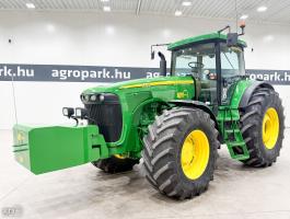 John Deere 8520 (6384 üzemóra) 16/5 Powershift, ILS, 4 pár hidraulikakör, teljes súlyozás