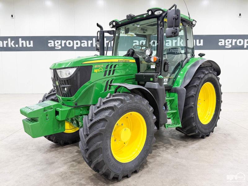 John Deere 6130R (5119 üzemóra) AutoQuad Eco 24/24 40 km/h váltó, rugózott híd, légfék, ISOBUS, iTEC, 3 pár hidraulikakör John Deere 6130R (5119 üzemóra) AutoQuad Eco 24/24 40 km/h váltó, rugózott híd, légfék, ISOBUS, iTEC, 3 pár hidraulikakör