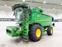 John Deere T670i (665/1181 üzemóra) 6 ládás, 9,15 m 630X Vario vágóasztal, szállítókocsi, repcekaszák, full AutoTrac, doblassító, kukorica készlet, ProDrive, 900/60R32