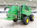 John Deere T670i (665/1181 üzemóra) 6 ládás, 9,15 m 630X Vario vágóasztal, szállítókocsi, repcekaszák, full AutoTrac, doblassító, kukorica készlet, ProDrive, 900/60R32