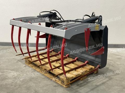 150 cm széles hidraulikus trágyavilla. homlokrakodóhoz EURO felfogatással, 2 munkahenger, cserélhető 88 cm-es alsó tüske, erősített kivitel 150 cm széles hidraulikus trágyavilla. homlokrakodóhoz EURO felfogatással, 2 munkahenger, cserélhető 88 cm-es alsó tüske, erősített kivitel