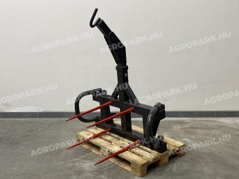 BigBag zsákemelő adapter, bálatüskékkel. EURO felfogatás, állítható magasság, 1000 kg-os teherbírás