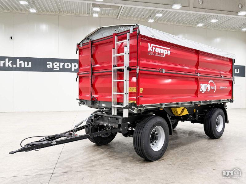 ÚJ Krampe FLEXBODY ZDK18-500 15.000 kg teherbírás, forgózsámolyos pótkocsi, 19,5 m³, 80+80 cm moduláris oldalfal, LED, 40 km/h ÚJ Krampe FLEXBODY ZDK18-500 15.000 kg teherbírás, forgózsámolyos pótkocsi, 19,5 m³, 80+80 cm moduláris oldalfal, LED, 40 km/h