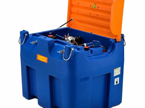 CEMO mobil AdBlue tartály 980l, 12 V-os pumpával CEMO mobil AdBlue tartály 980l, 12 V-os pumpával
