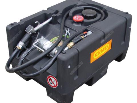 CEMO mobil benzintartály 120l kézi pumpával