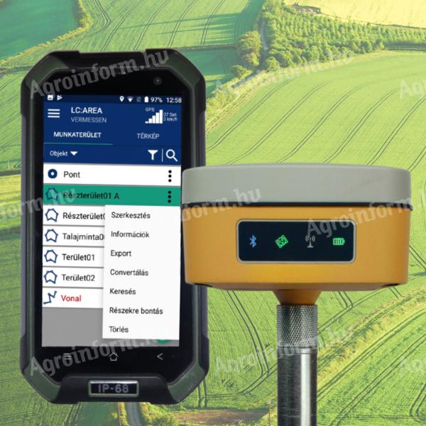 LD-Agro - Precision Mapper RTK pontosságú területmérő (Area Professional)
