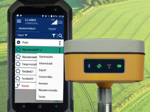 LD-Agro - Precision Mapper RTK pontosságú területmérő (Area Standard) LD-Agro - Precision Mapper RTK pontosságú területmérő (Area Standard)