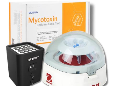 BioEasy Aflatoxin kvalitatív start szett (100db-os strat készlettel) BioEasy Aflatoxin kvalitatív start szett (100db-os strat készlettel)