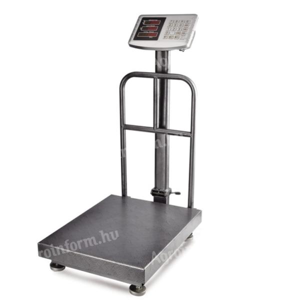 LD-Agro TCS300 - Raktári, ipari mérleg (40x50cm, 300kg/100g, korlát)