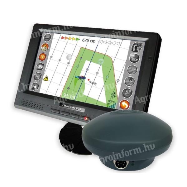 LD-Agro LineGuide 800 sorvezető GEO-X Pro GPS vevővel - Demo készülék