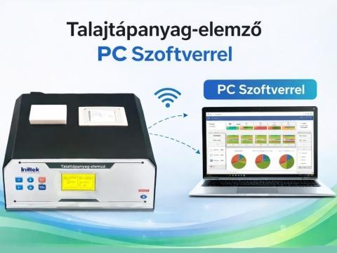 Infitek BSN-7PC Talaj tápanyagszint gyorsmérő PC szoftverrel (N, P, K, ph, nedvesség)