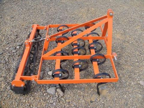 Kombinátor 110 cm-es, japán kistraktorokhoz, rugóskapákkal és rögtörővel, Komondor SKO-110