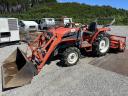 Kubota GL261 U-Shift homlokrakodóval japán kistraktor