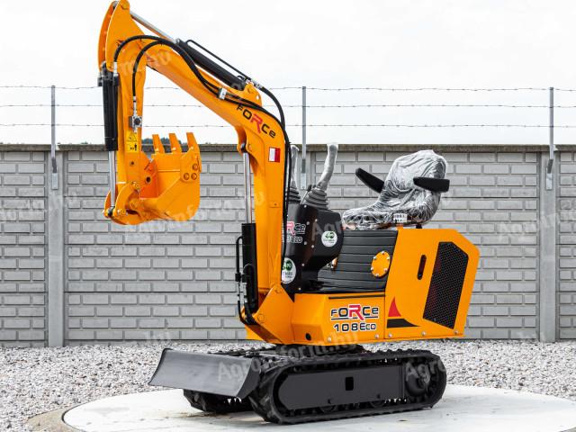 Force 108 Eco mini árokásó / markoló / mini excavator