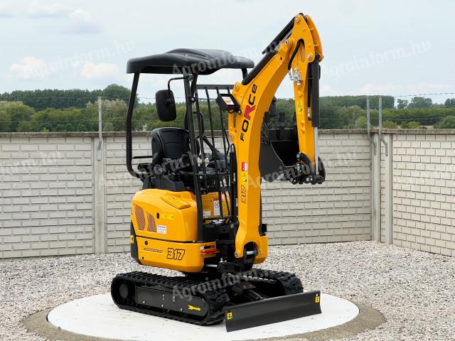 Force 317.2 mini árokásó / markoló / mini excavator
