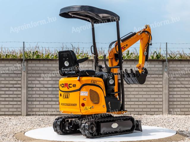 Force 313 mini árokásó / markoló / mini excavator