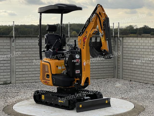 Force 313 mini árokásó / markoló / mini excavator