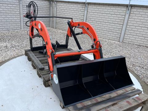 homlokrakodó Kubota B1402DT típusú japán kistraktorokhoz, Komondor PHR-B1402DT homlokrakodó Kubota B1402DT típusú japán kistraktorokhoz, Komondor PHR-B1402DT