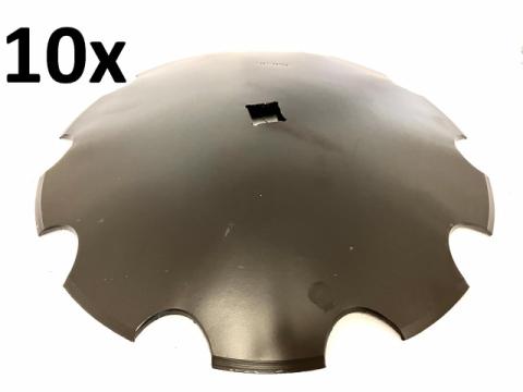 Tárcsalap 560mm (36x36), csipkés, (bóracél) AsahiParts, 10 darabos csomag Tárcsalap 560mm (36x36), csipkés, (bóracél) AsahiParts, 10 darabos csomag