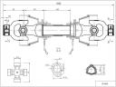 Kardántengely 20LE (15kW), 800mm 