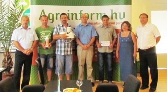 Agroinform nyereményjáték – díjátadó Agroinform nyereményjáték – díjátadó