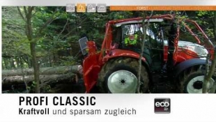 Erdészeti munkák a Steyr géppel