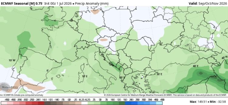 csapadék anomália ősz csapadék anomália ősz