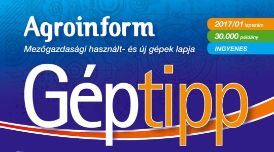 Megjelent a legújabb Géptipp! Megjelent a legújabb Géptipp!