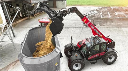 Továbbfejlesztett erőátvitel a CASE IH Farmlift rakodókon