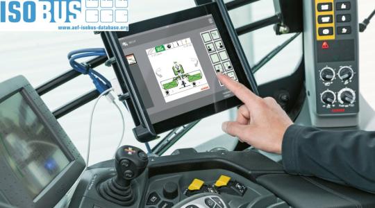 A CLAAS Tablet applikációja ISOBUS AEF-tanúsítványt kapott 